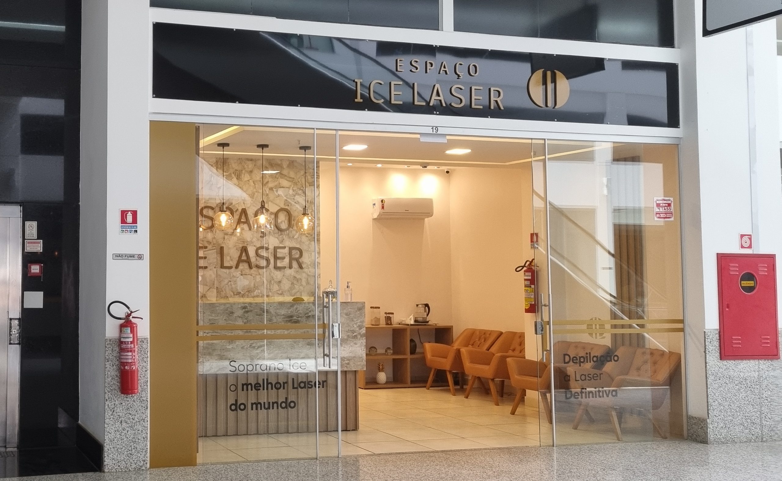 Fachada da unidade de depilação a laser de Brasília – DF